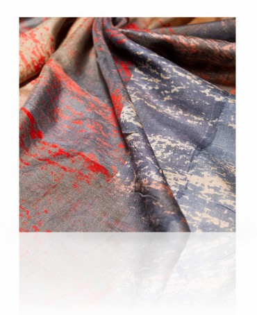 Палантин Женский SN-BARK/GREY